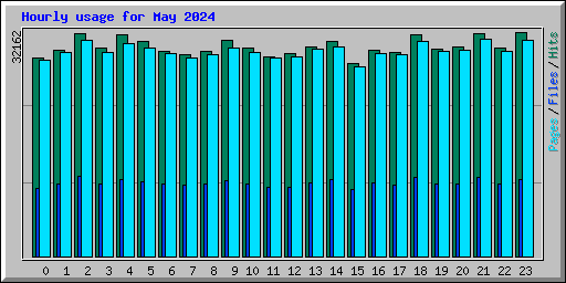Hourly usage for May 2024